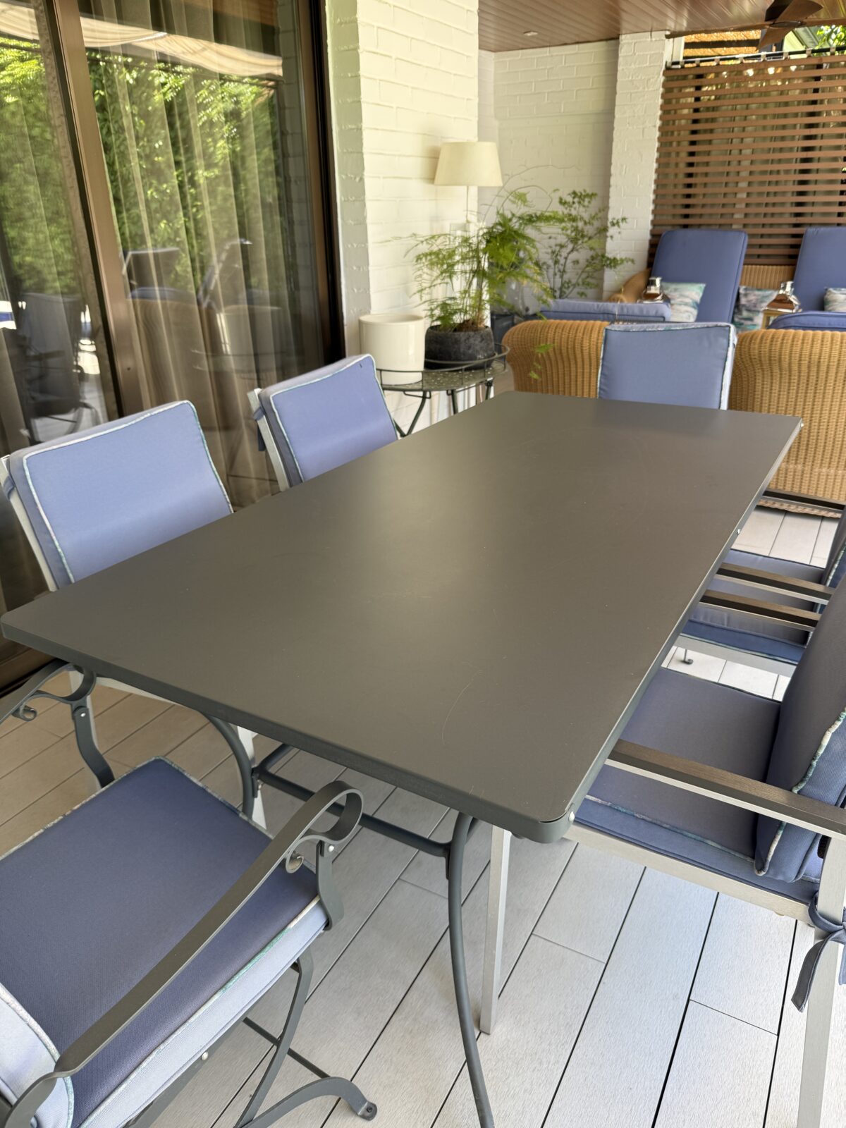 MESA COMEDOR EXTERIOR METAL