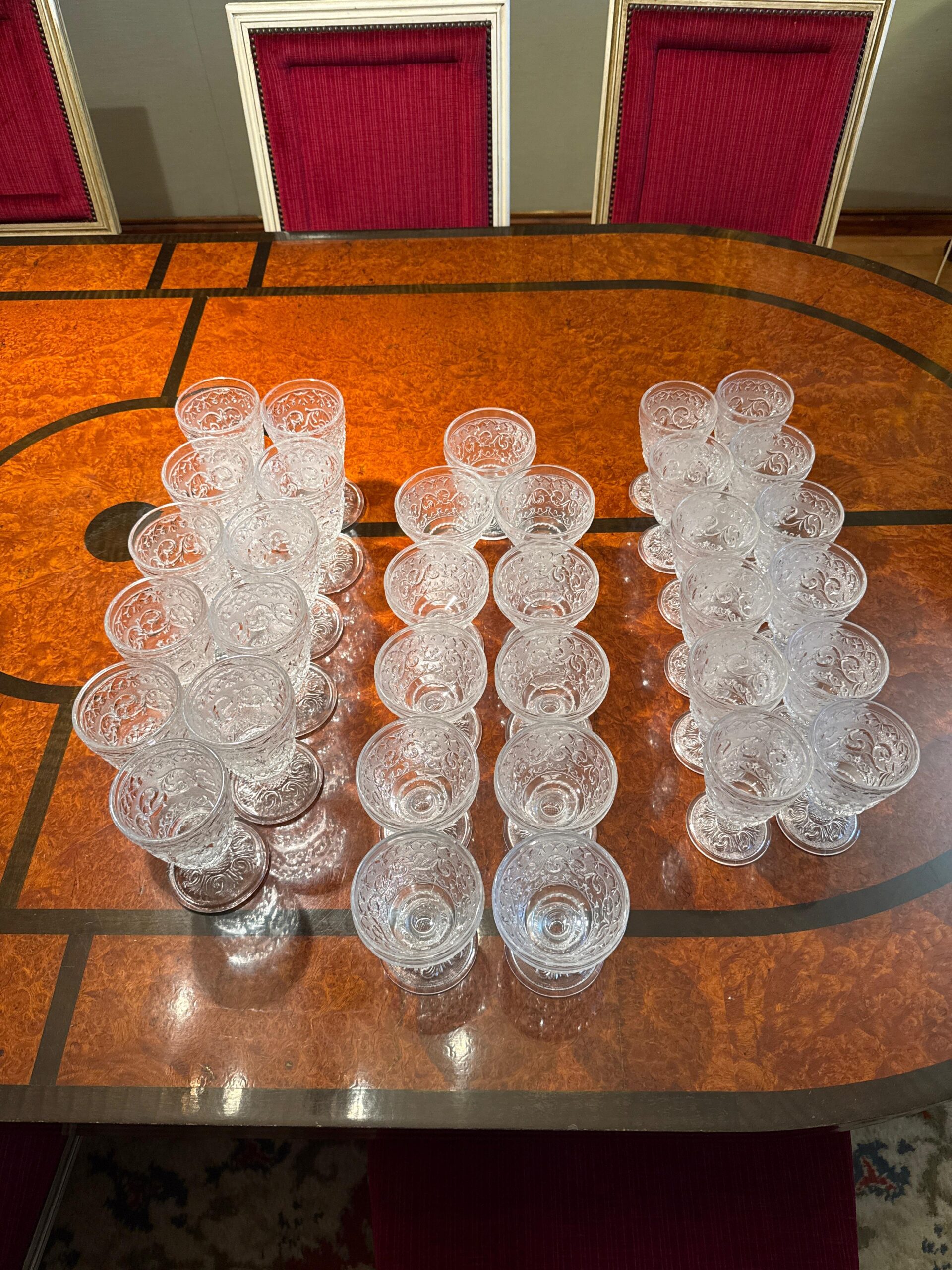Juego de cristalería (nº3)
