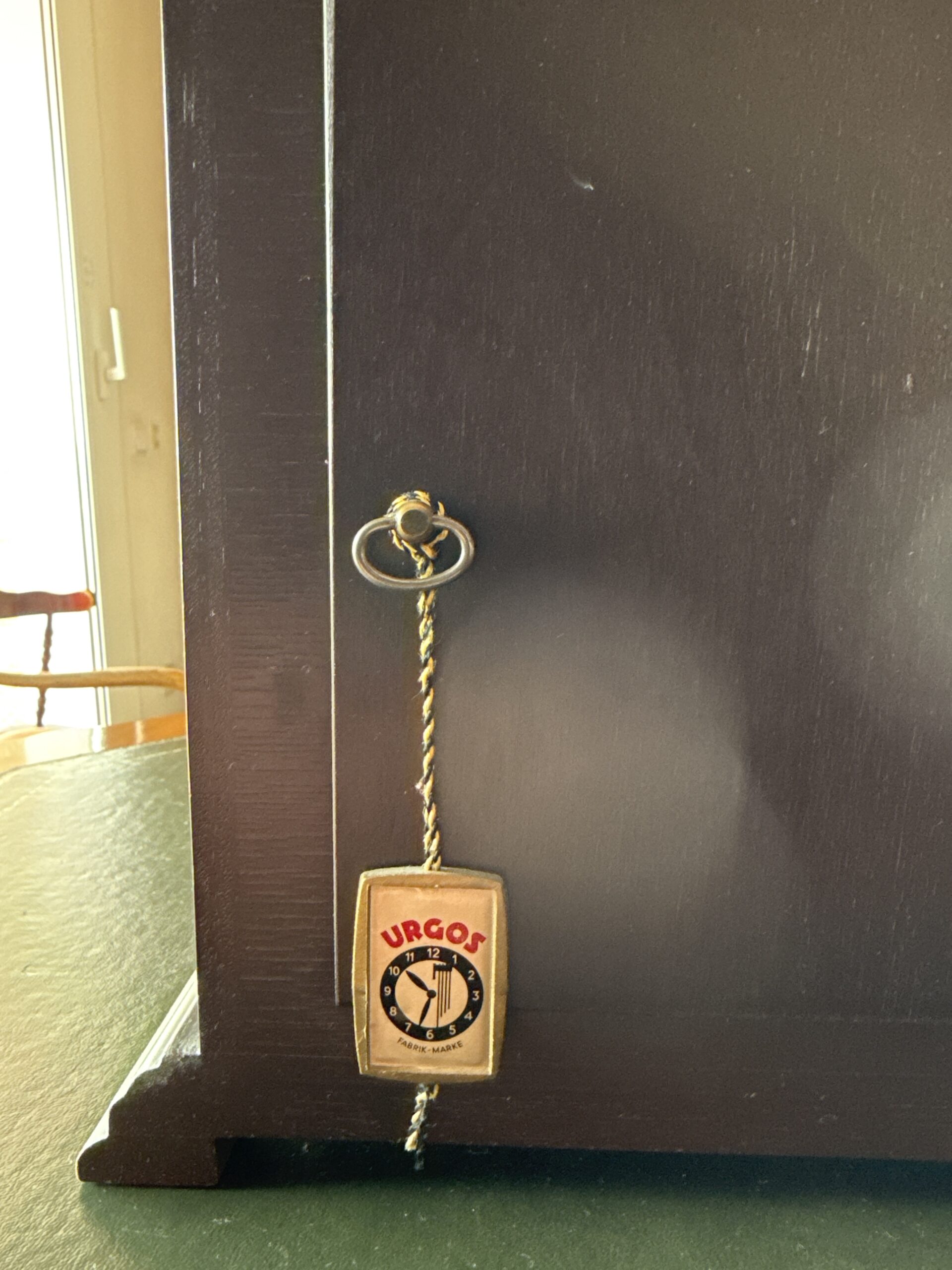 Reloj de sobremesa Urgos con fase lunar – caja de madera - Imagen 6