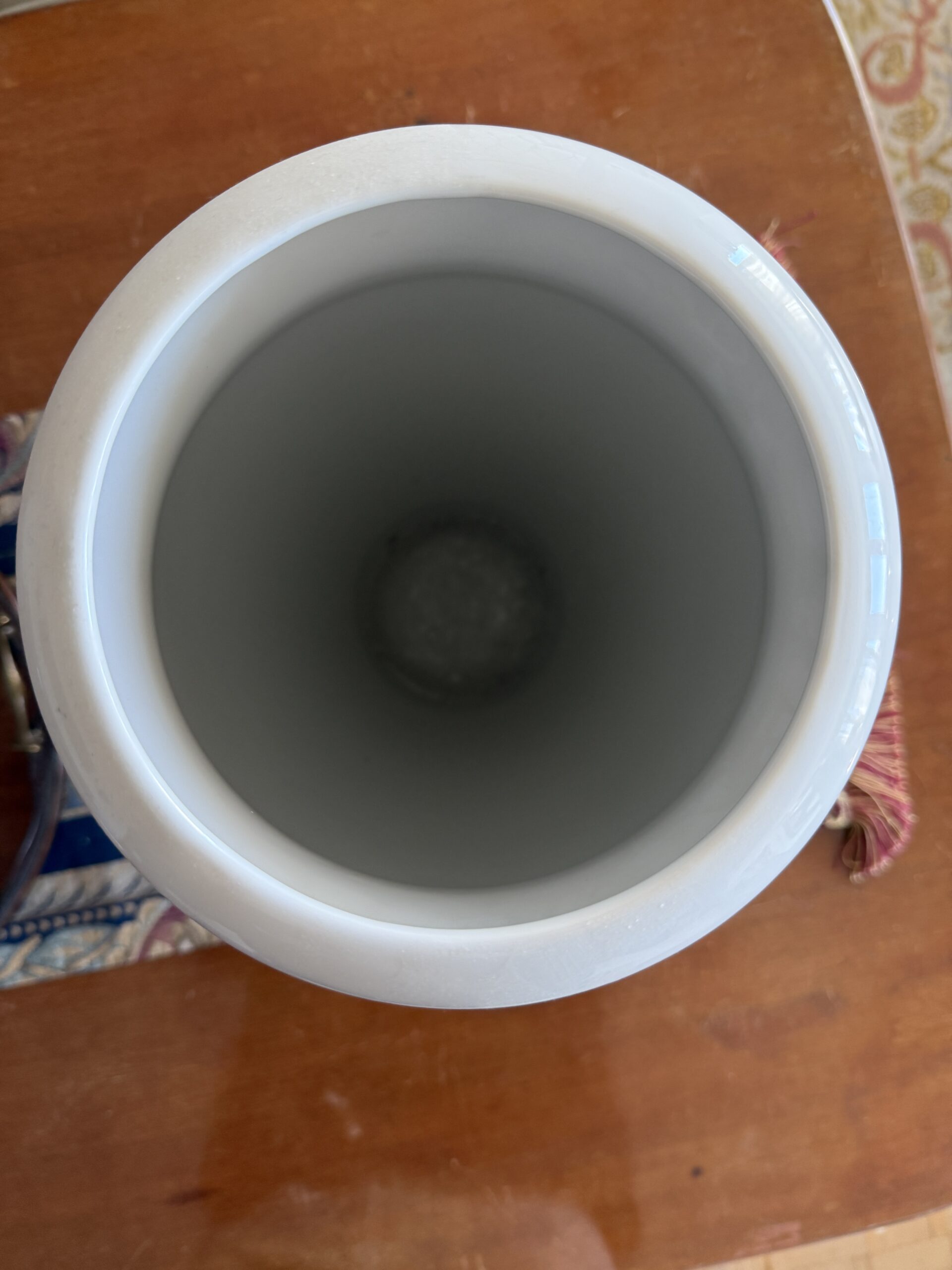 Jarrón estilo náutico con velero - Imagen 3