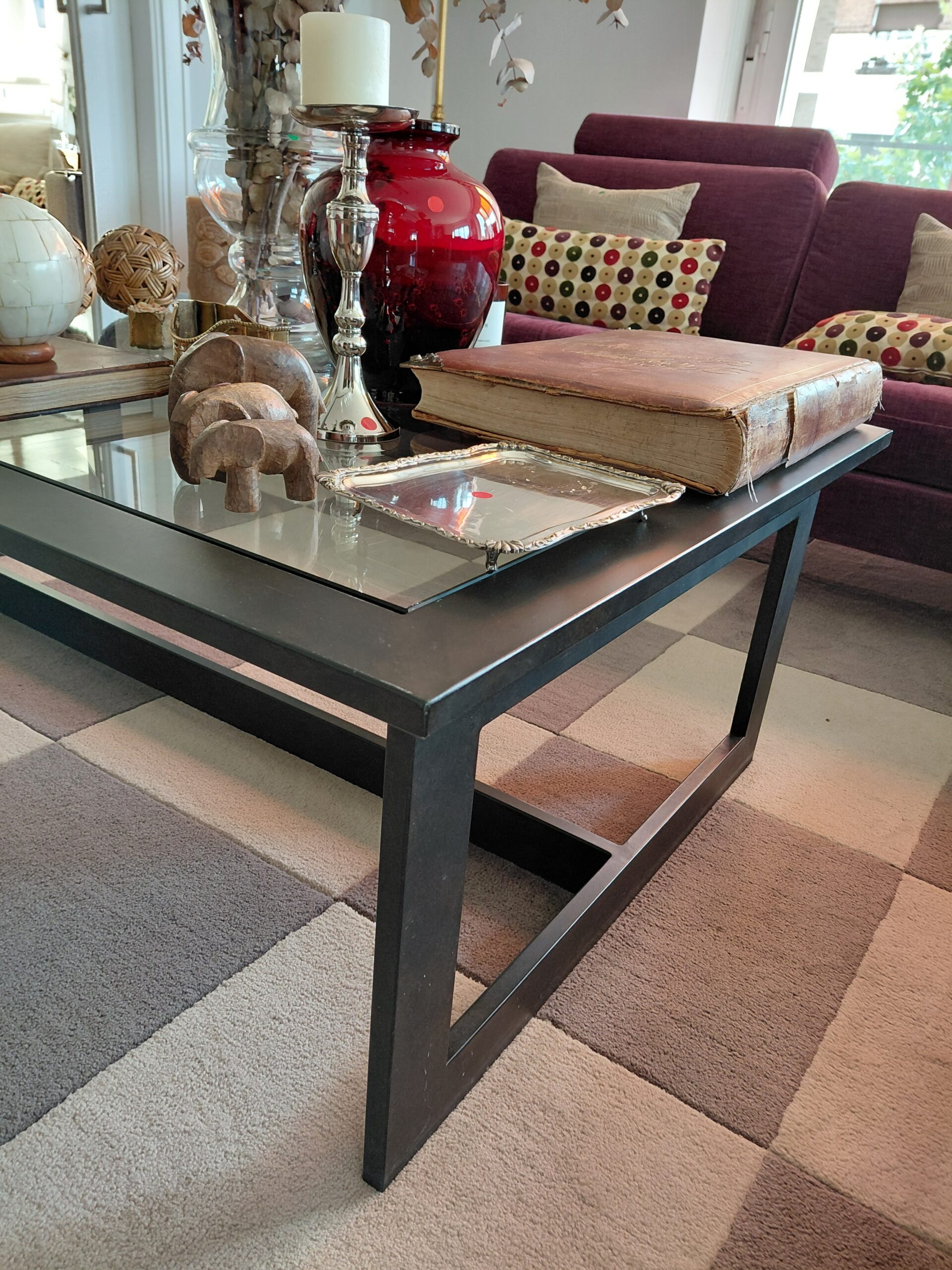 Mesa de Centro Rectangular de Estilo Minimalista