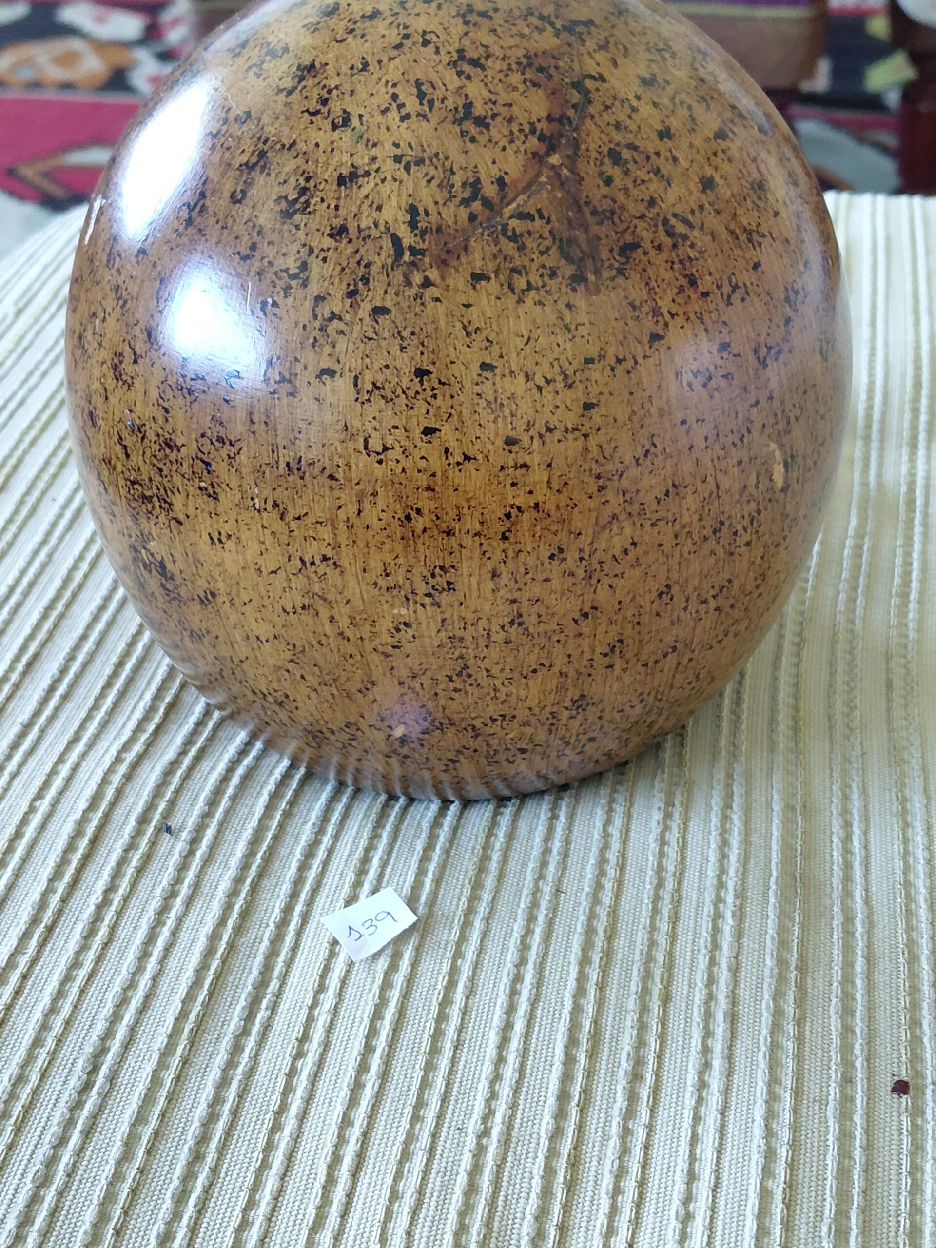 Esfera Decorativa de Madera Torneada