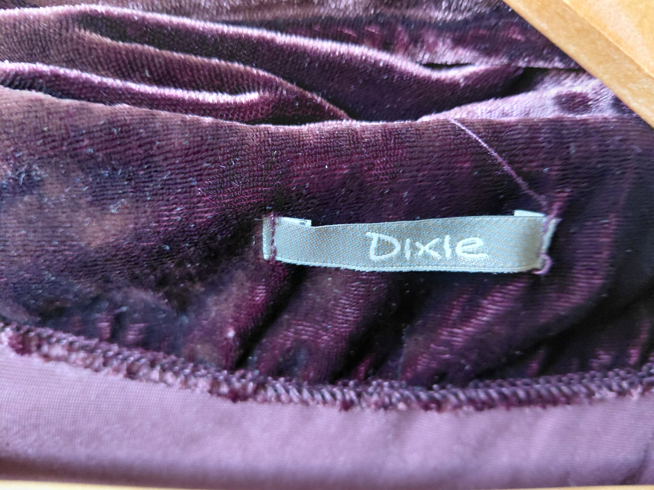 Chaqueta de Terciopelo Aguas Color Burdeos / Malva - Dixie (Talla M) - Imagen 3
