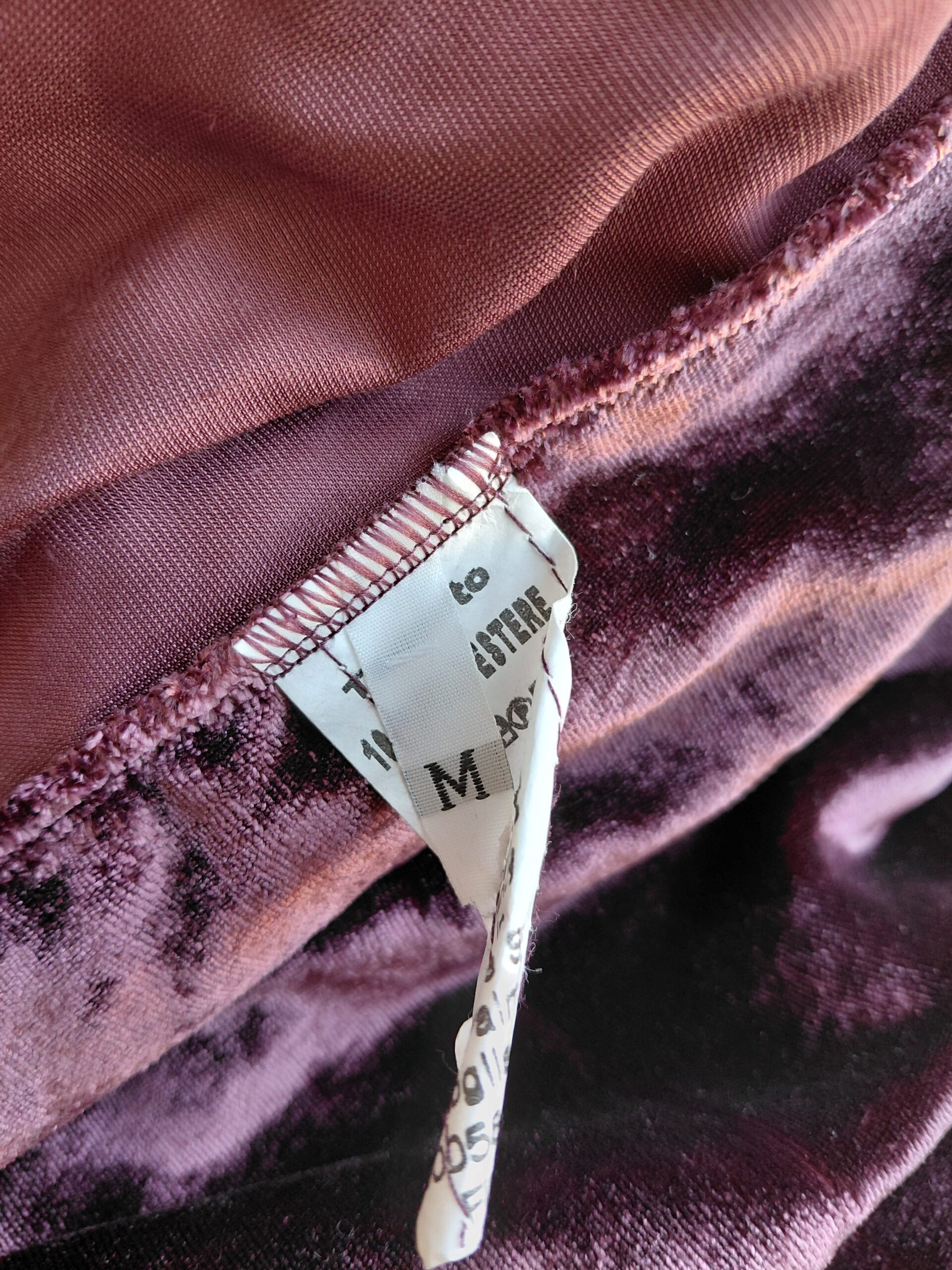 Chaqueta de Terciopelo Aguas Color Burdeos / Malva - Dixie (Talla M) - Imagen 5