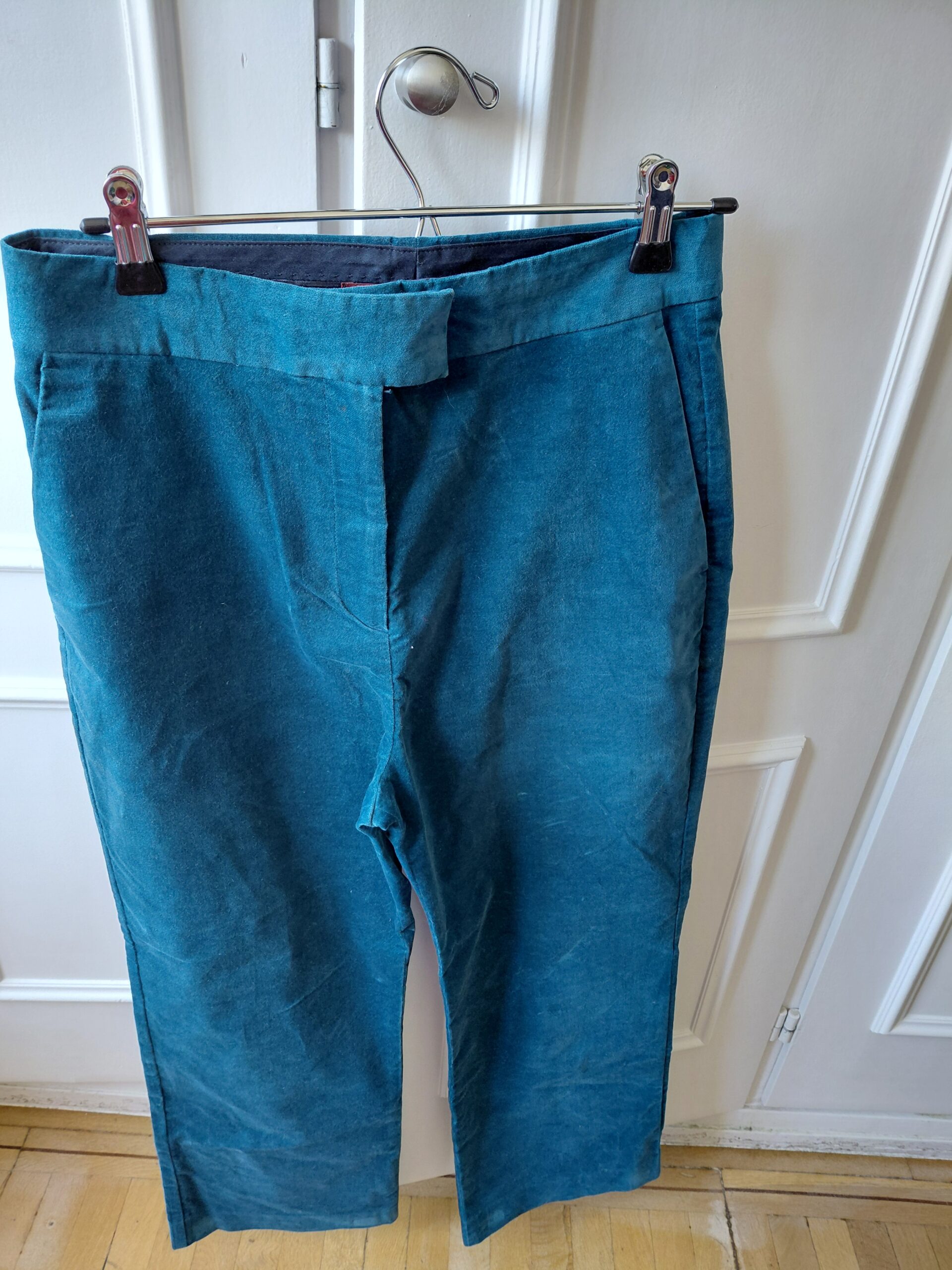 Traje de chaqueta y pantalón de pana Comptoir des Cotonniers – Azul turquesa / esmeralda - Imagen 3