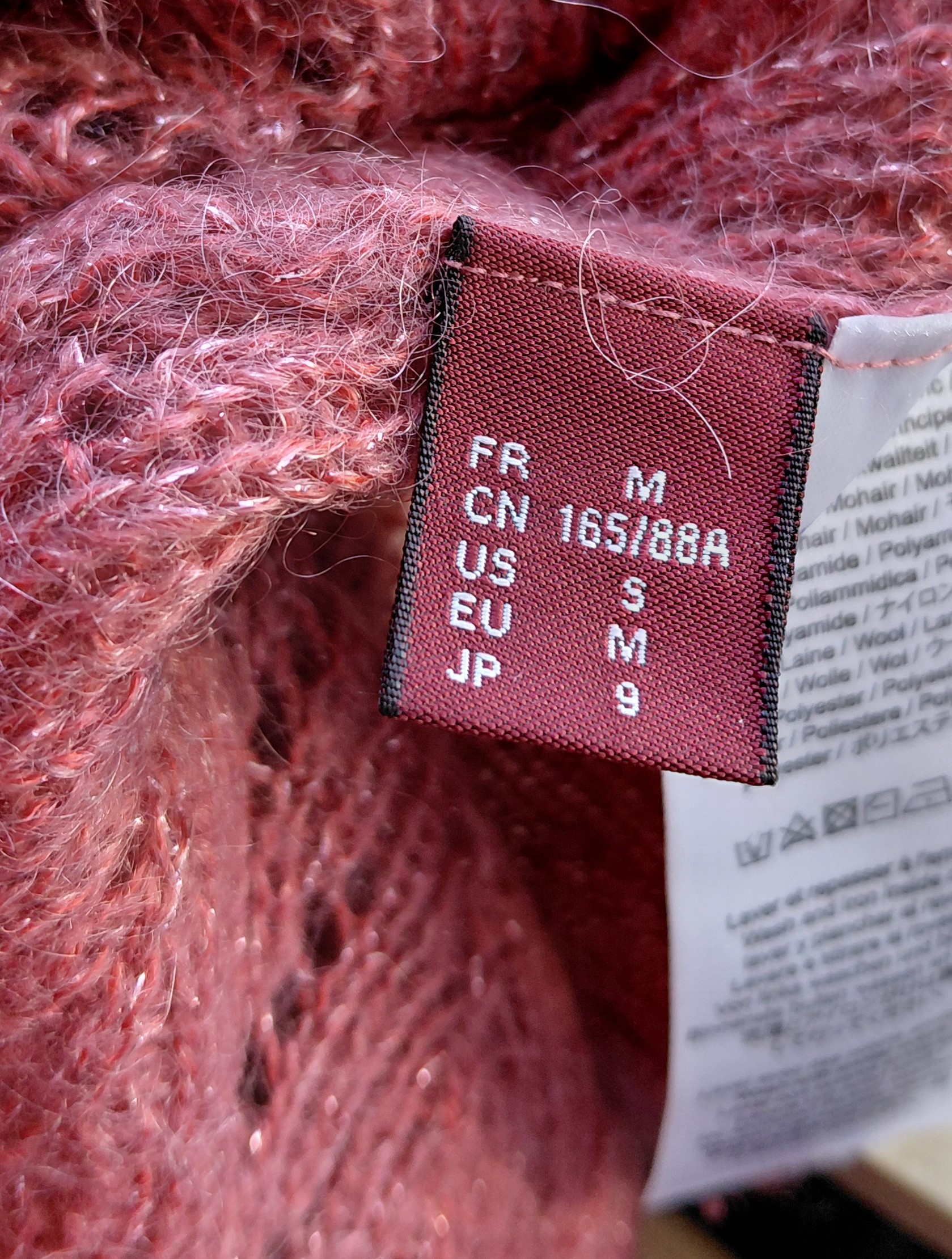 Jersey de Punto Calado Rosa Viejo con Lúrex - Comptoir des Cotonniers