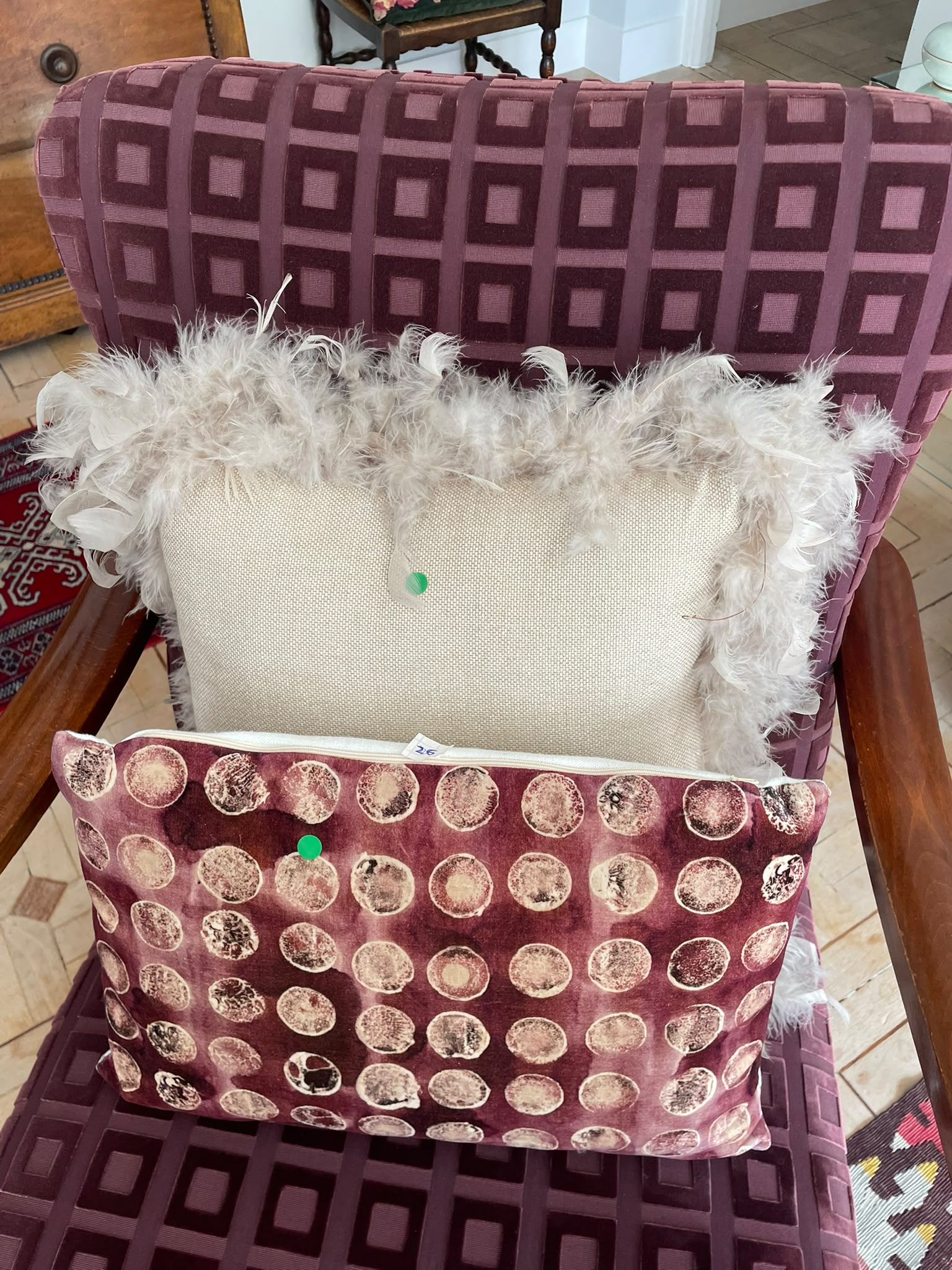 Lote de 4 Cojines de Alta Decoración - Imagen 4