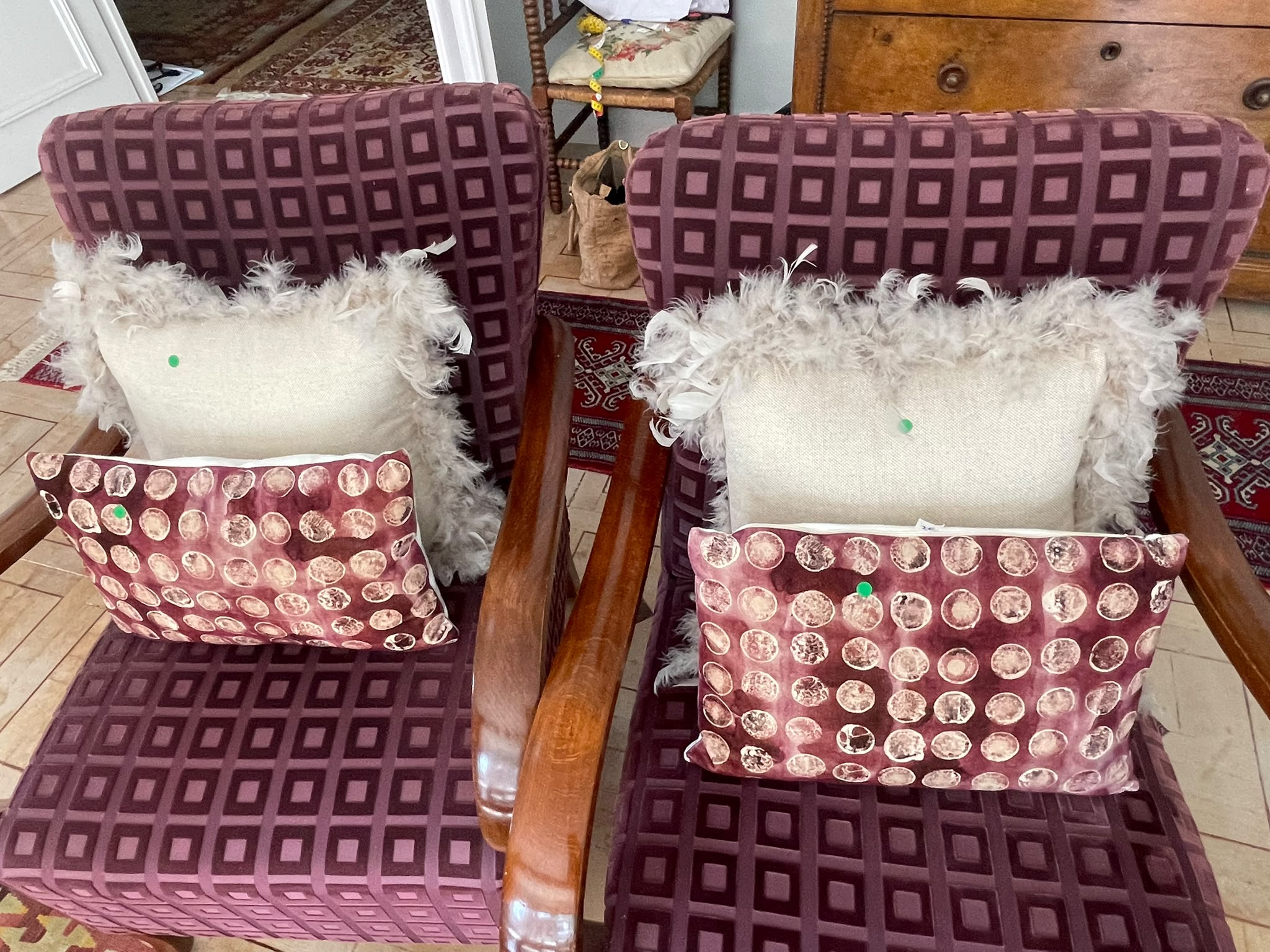 Lote de 4 Cojines de Alta Decoración