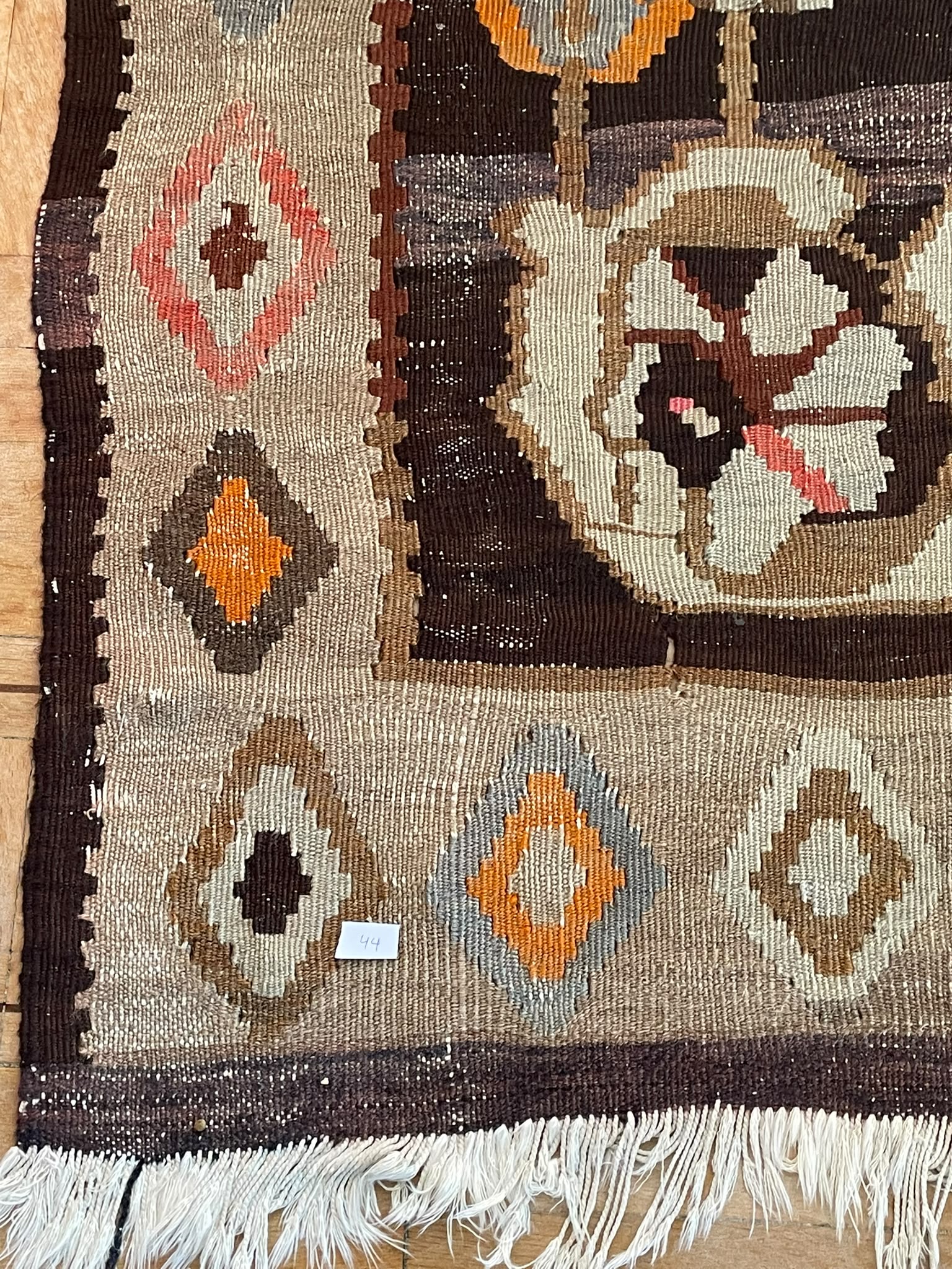 Alfombra Étnica de Lana Estilo Kilim